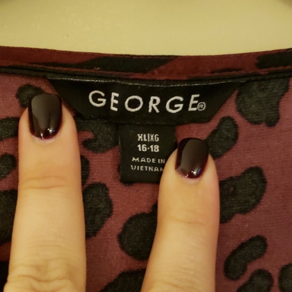 George Animal Print Blouse - Picture 2 of 4